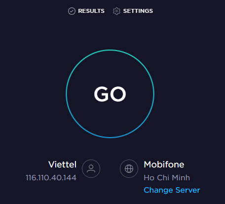 kiem tra toc do mang bang speedtest